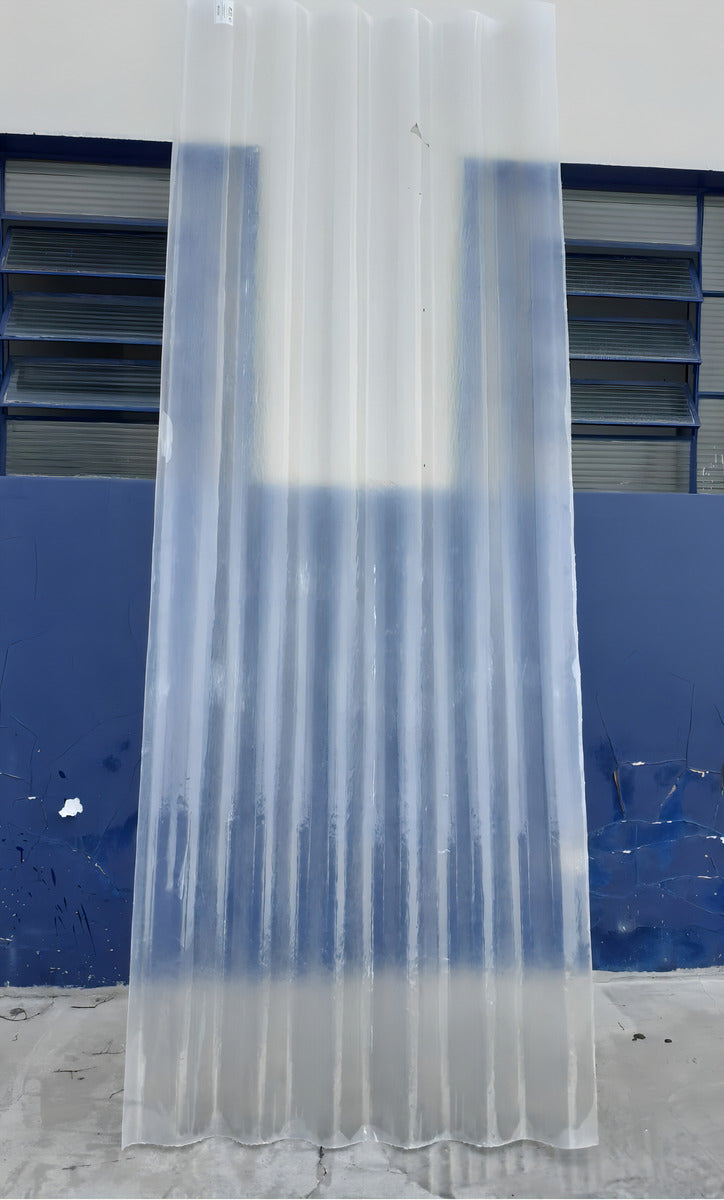 Telhas Em Fibra De Vidro Ondulada Incolor - 3,05 X 1,10 M