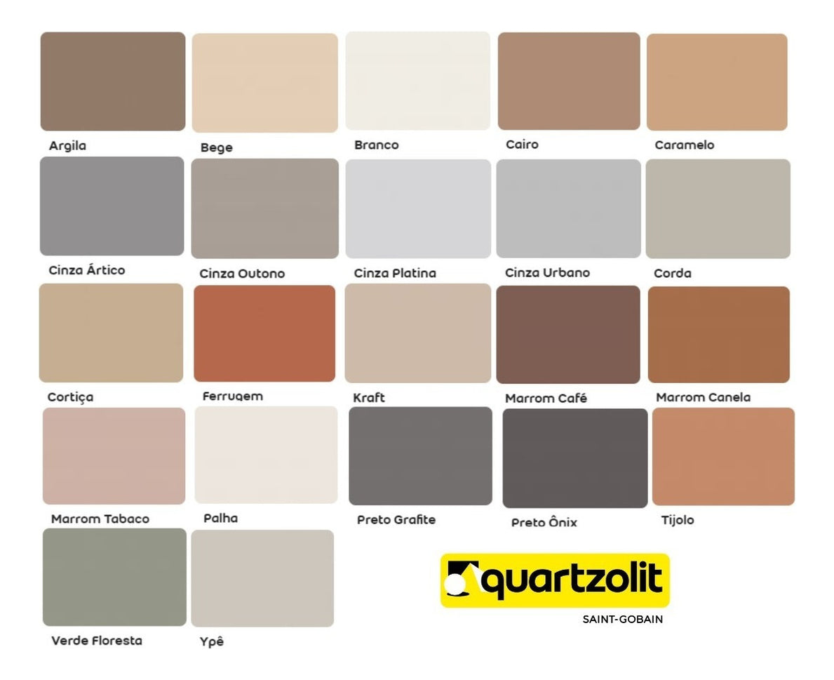 Rejunte Porcelanato Super Fino 1kg Cinza Urbano Quartzolit