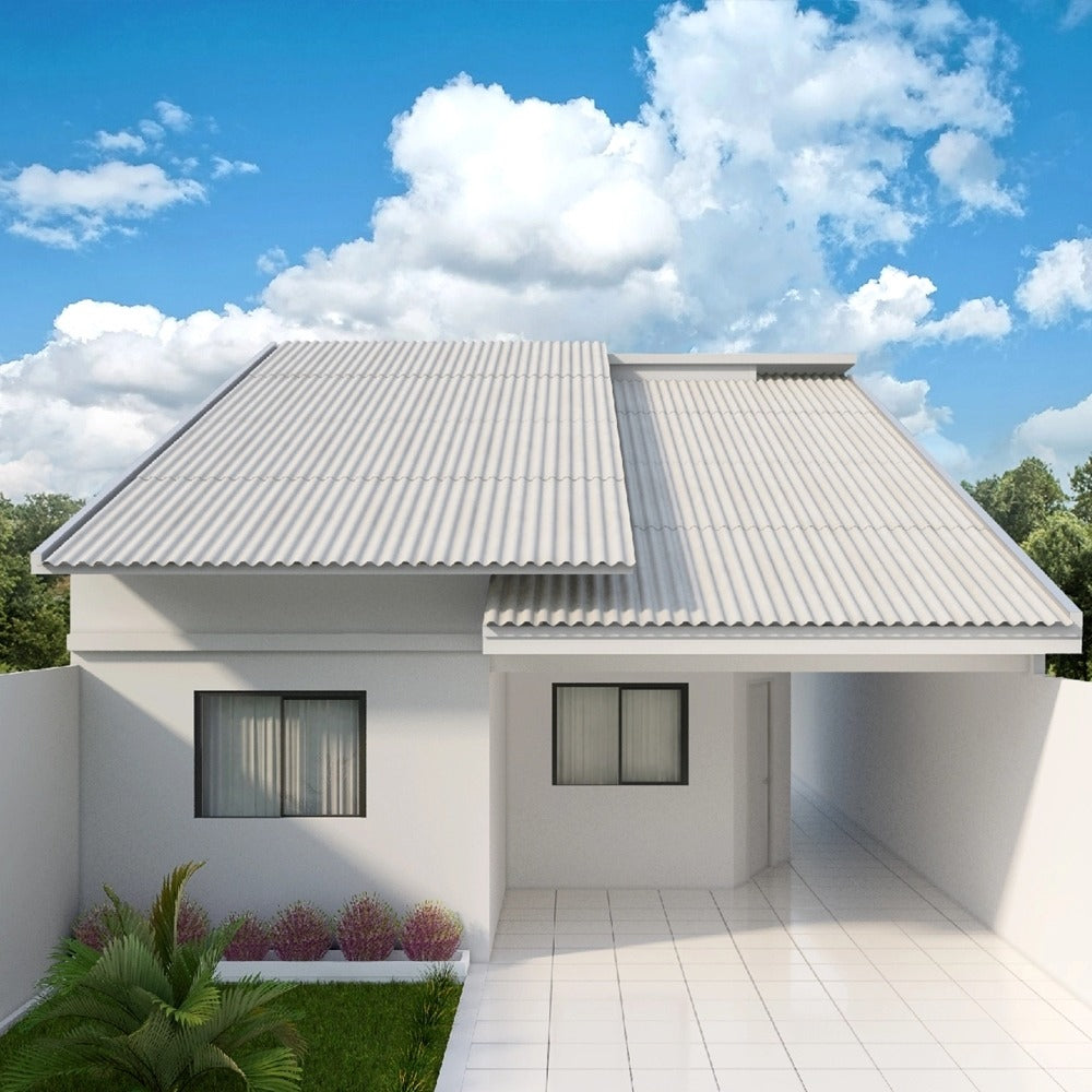 Telha De Fibrocimento Ondulada 6 Mm 3,66 X 1,10 M - Brasilit