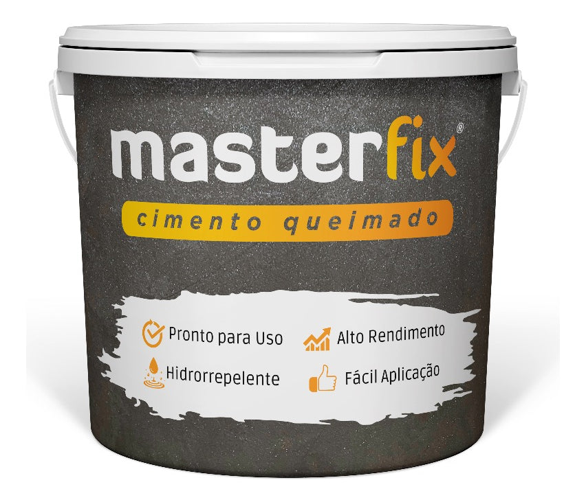 Cimento Queimado Aveludado Perolizado 3 Kg Cor Diamant Negro Cor Diamante Negro