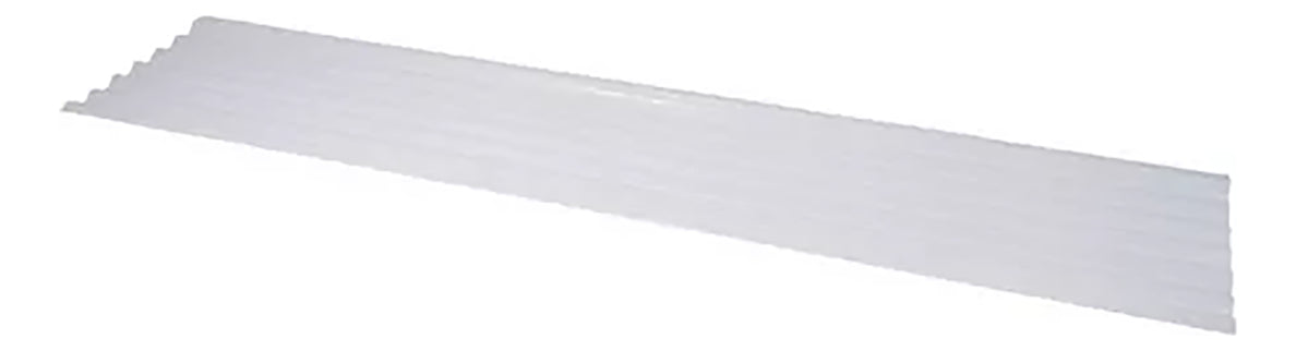 Telha Em Fibra De Vidro Incolor 2,44 X 1,10m Llev Lar Telha Ondulada