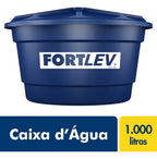 Caixa D'água Fortlev 1000l Azul Vertical