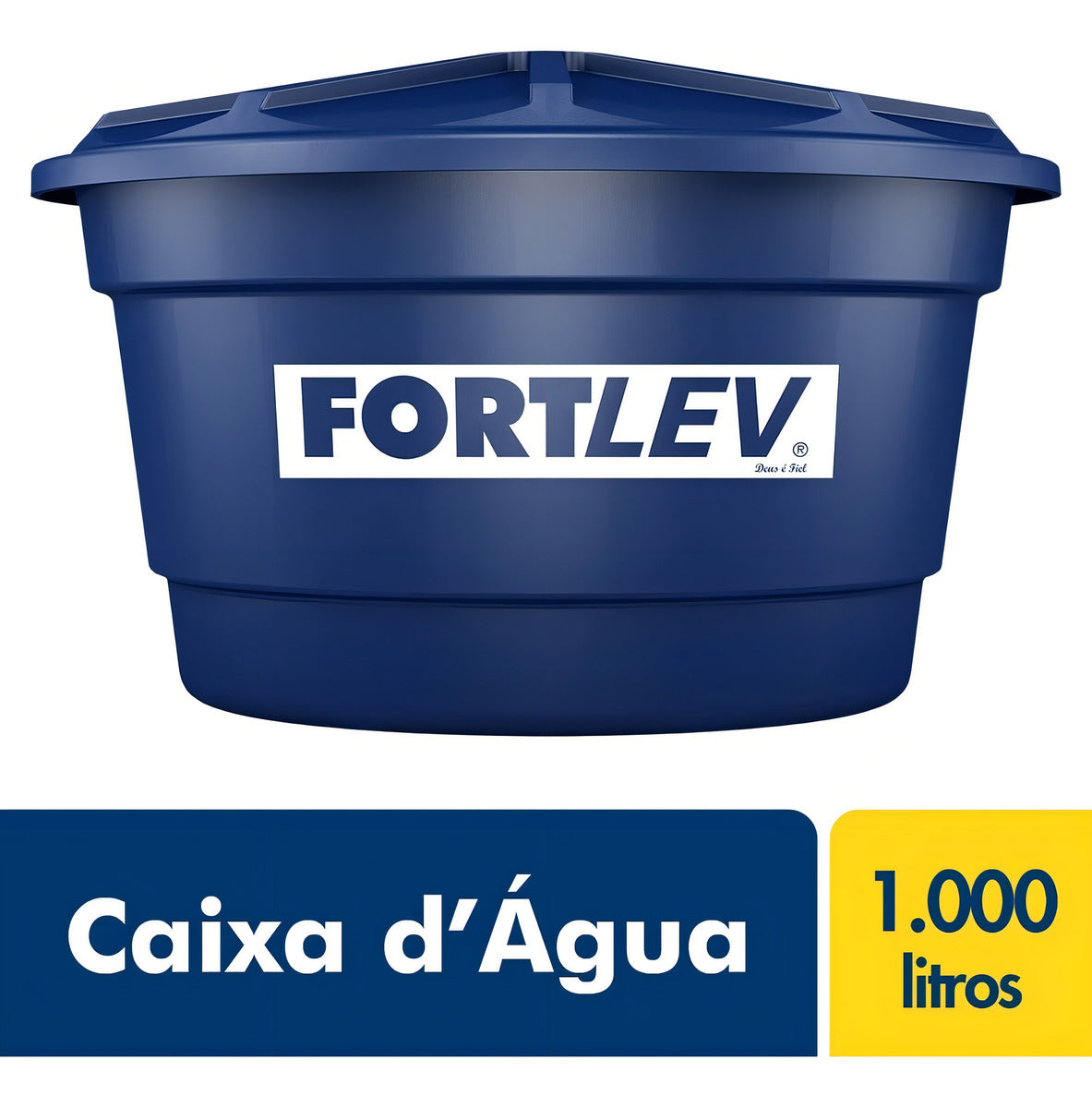 Caixa D'água Fortlev 1000l Azul Vertical