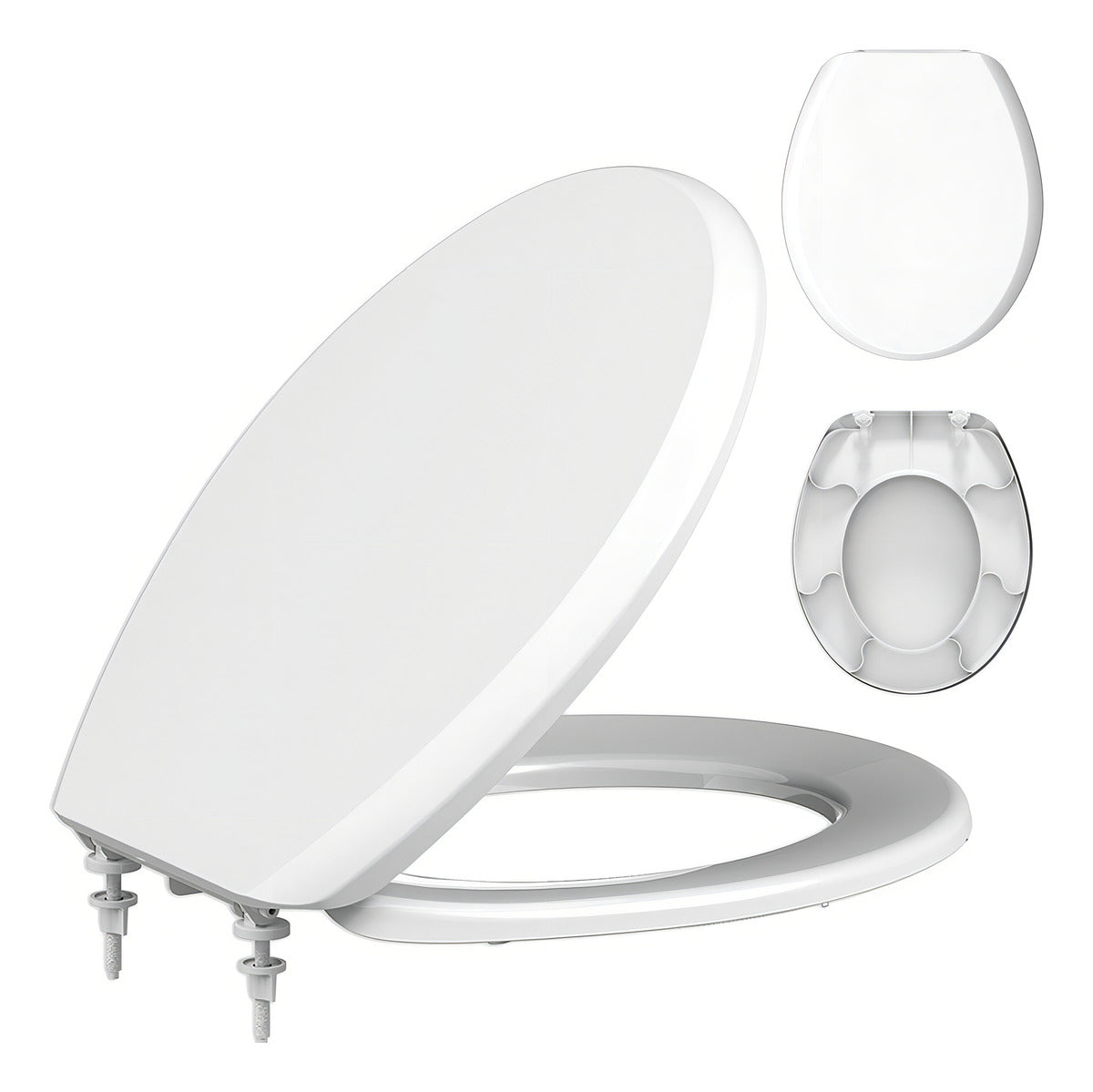 Assento Sanitário Tampa Universal Oval Lorenzetti Duratti Cor Branco