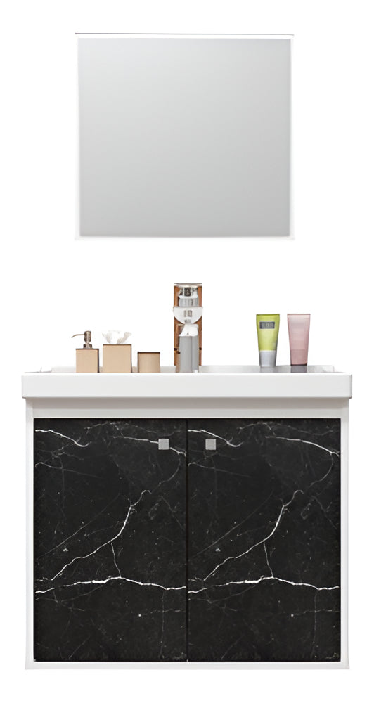 Riverzza Bergamo Negro Blanco Un agujero 47 cm 51 cm 31.5 cm