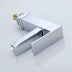 Torneira Banheiro Lavabo Fria Quadrada 1/4 Volta Luxo