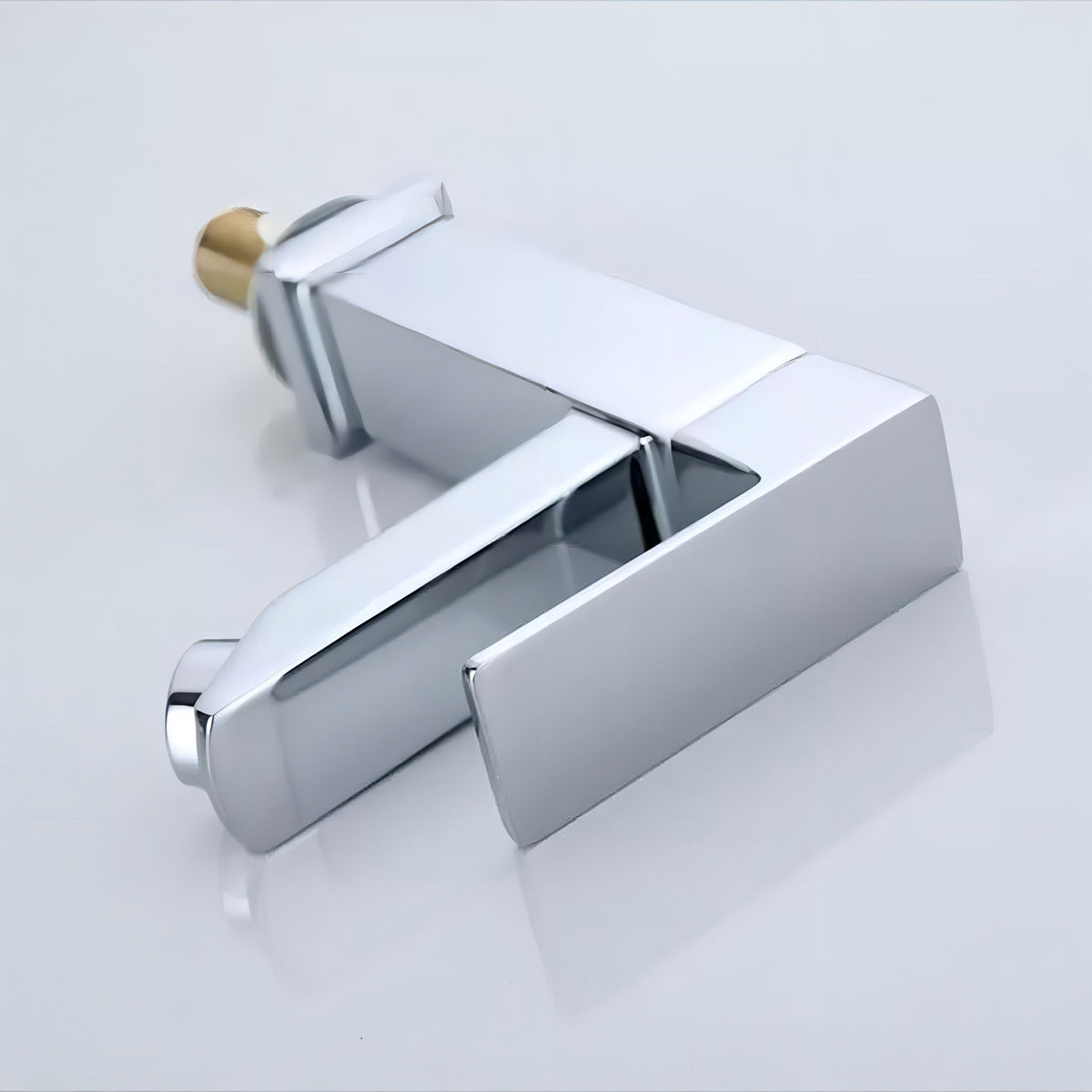 Torneira Banheiro Lavabo Fria Quadrada 1/4 Volta Luxo