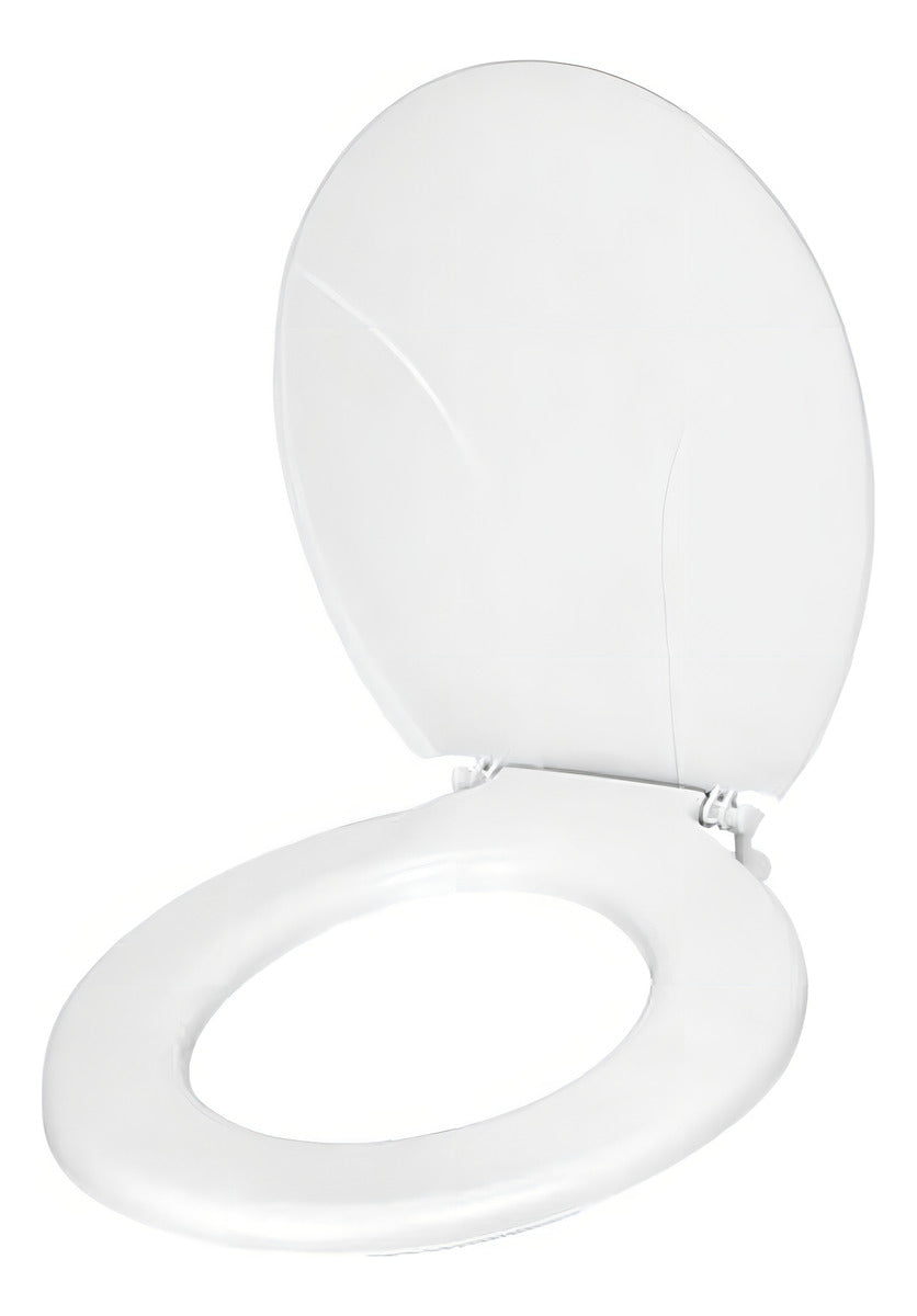 Assento Sanitario Tampa De Vaso Privada Banheiro Oval Branco