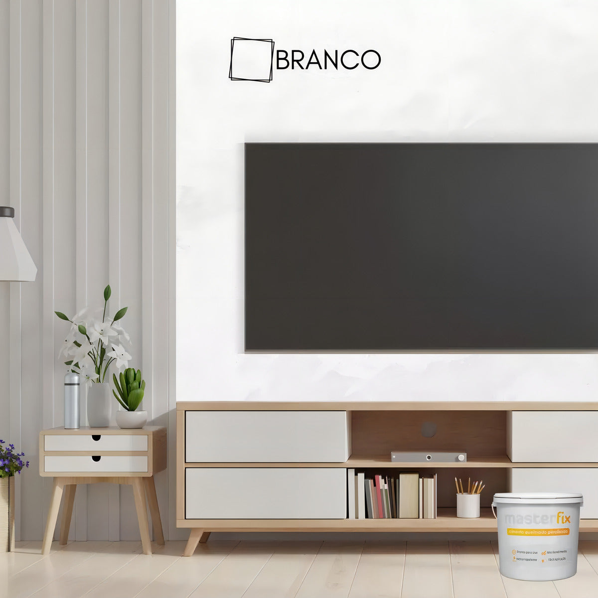 Cimento Queimado Perolizado Masterfix 3kg Cores Cor Branco