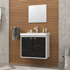 Riverzza Bergamo Negro Blanco Un agujero 47 cm 51 cm 31.5 cm