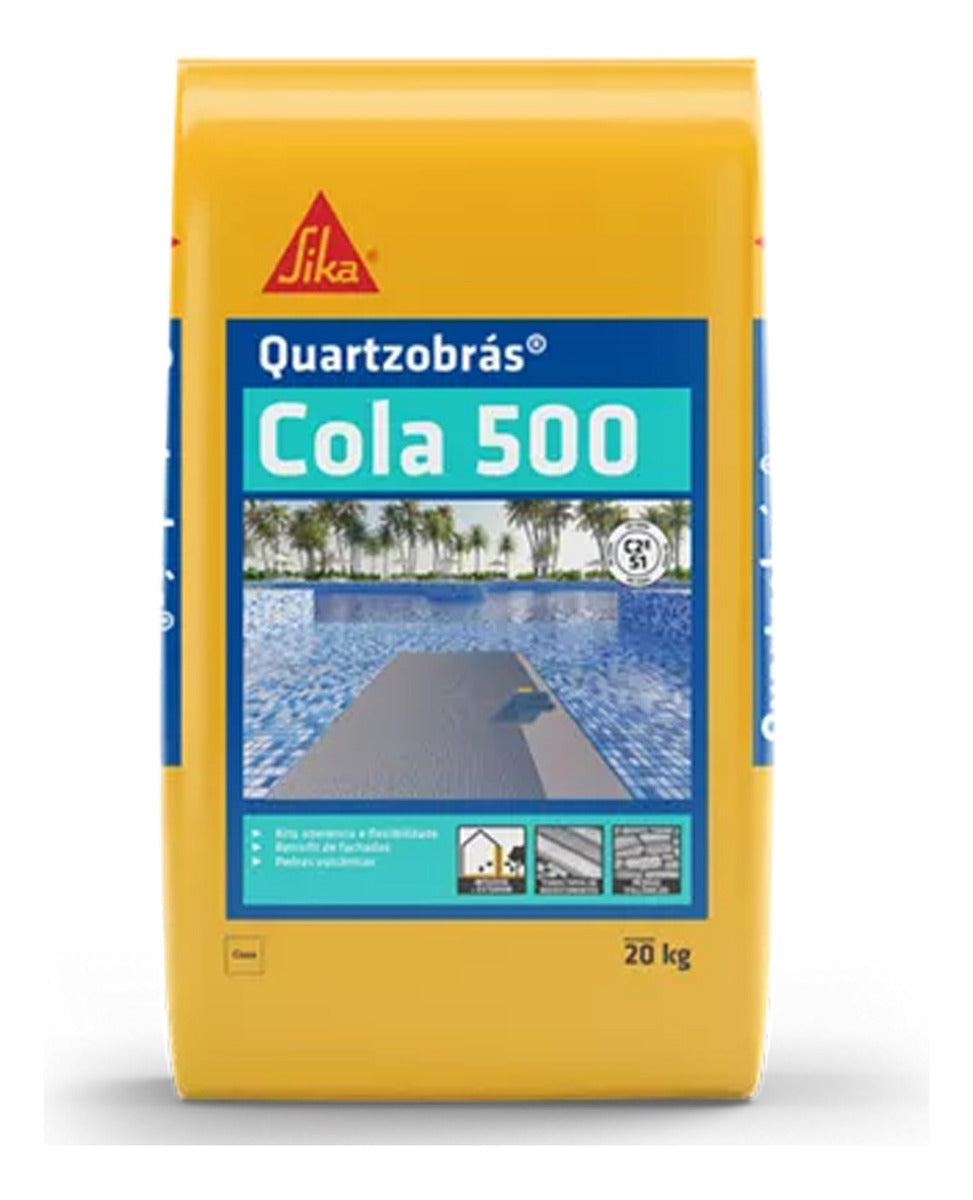 Cola 500 Quartzobras Argamassa Colante Do Tipo Ac||| - Cinza