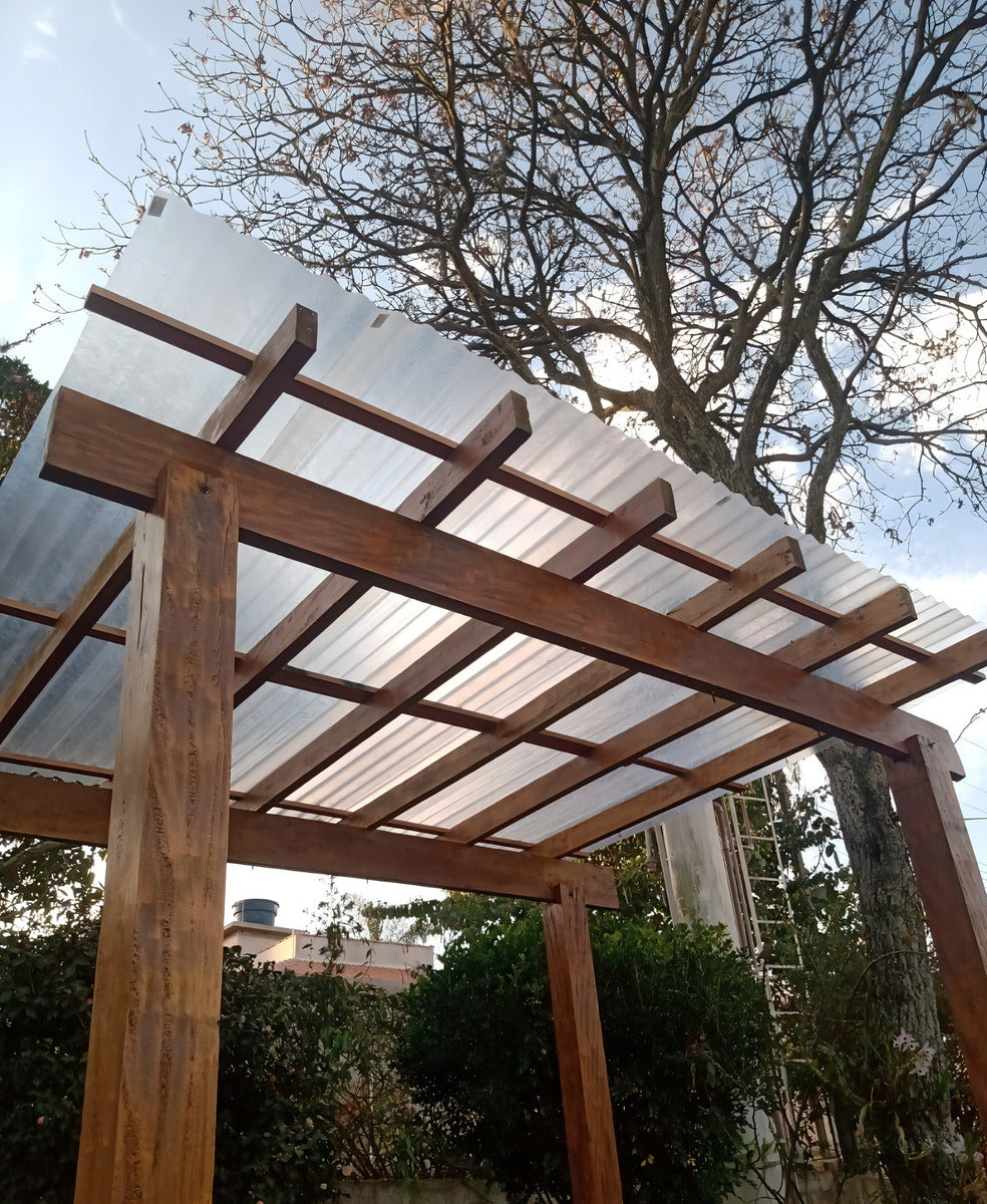 Telhas Em Fibra De Vidro Ondulada Incolor - 3,05 X 1,10 M