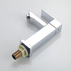 Torneira Banheiro Lavabo Fria Quadrada 1/4 Volta Luxo