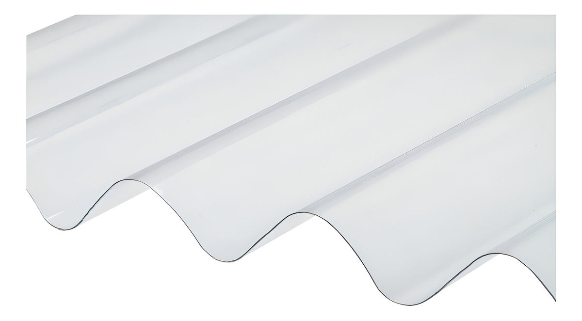 Telhas Em Fibra De Vidro Ondulada Incolor - 3,05 X 1,10 M