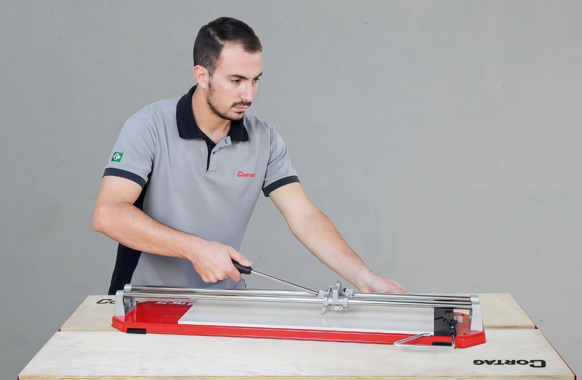 Cortador De Piso Azulejo Porcelanato 75cm Tec75 Cortag