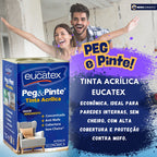 Tinta Acrílico Peg Pinte Parede Eucatex Escolha Sua Cor!!