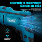 Kit 1 Furadeira Impacto 500w 1 Esmerilhadeira Lixadeira 880w