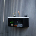 Gabinete Banheiro Em Mdf Com Pia Cuba - Zoff Riverzza