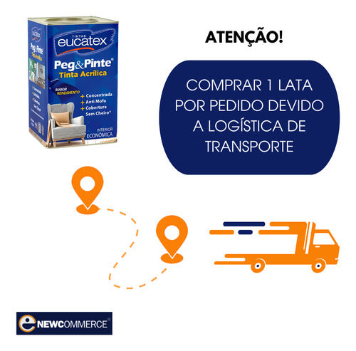 Tinta Acrílico Peg Pinte Parede Eucatex Escolha Sua Cor!!